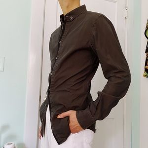 Dolce & Gabbana Men’s Black Small Dress Shirt